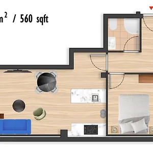  Holiday home One Bedroom - Tower Bridge - City By Prime M-12